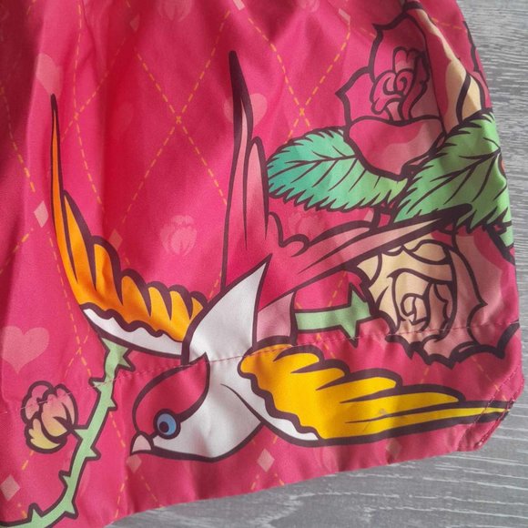 Tuff Thai Boxing Muay Thai Shorts, Women's Small | pink, swallow, old school - Picture 3 of 6